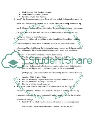 The Use of a Medical Dictionary or Encyclopedia in Order to Get an Understanding of the Field of Medicine