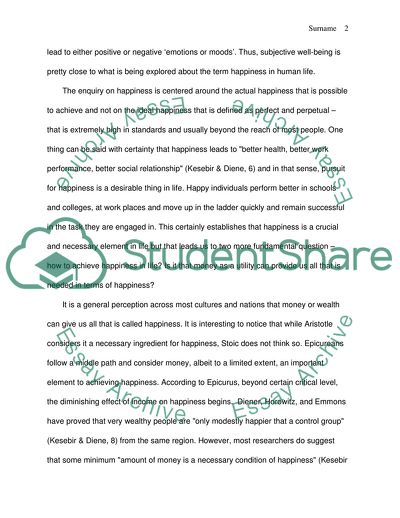 The Complexity of Defining Money and Happiness