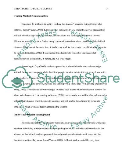 Strategies to Build Culture