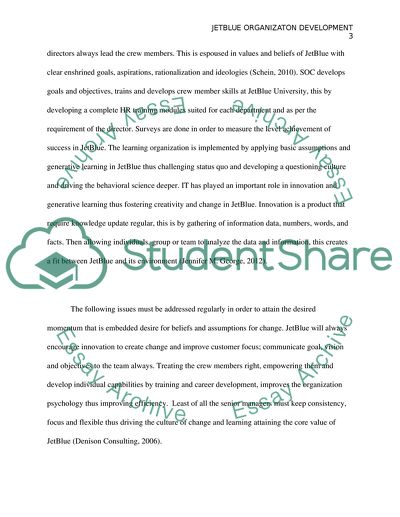 Jetblue Organization Development