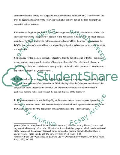 Financial Equity and Trust Law