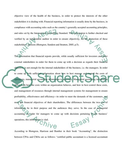The Different Users of Accounting Information