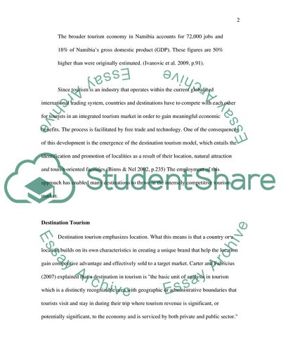 Destination Management System and Destination Tourism