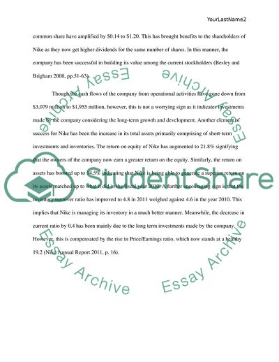 Strategy Analysis for Nike