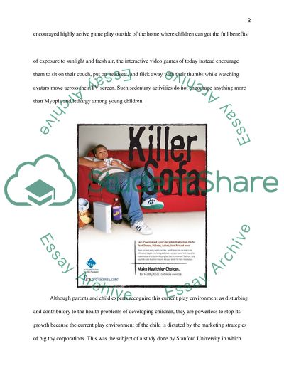 Marketing Strategies Are Preventing Children from Getting Active Play Time