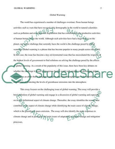 Environmental Policies