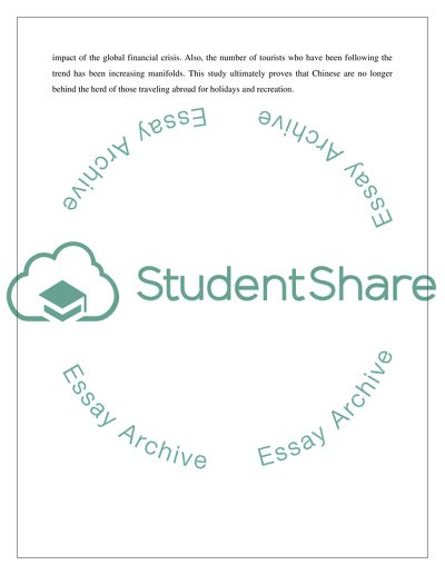 The Major Reasons Why the Chinese Are More Inclined towards Holidaying in Foreign Countries