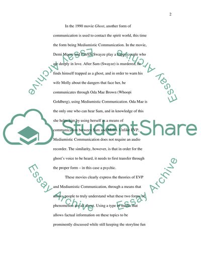 Electronic Voice Phenomenon