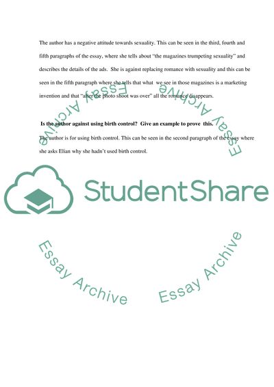 Replacing Romance with Sexuality