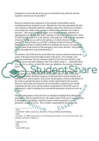 The Preservation of Separation of Powers As a Check on Autocratic Power