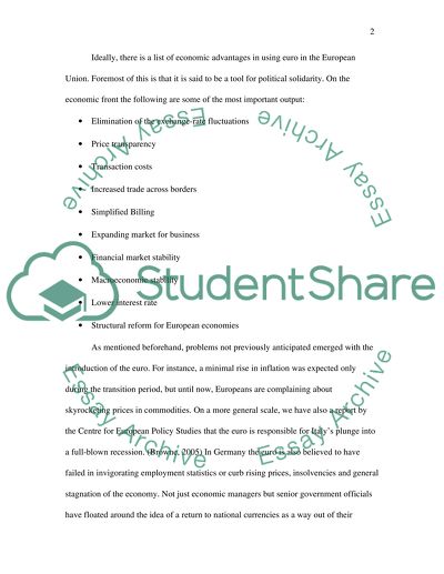 Macroeconomic Environment of Business: Eurozone
