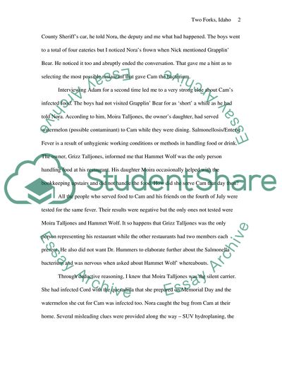 Two Forks Medical Mystery