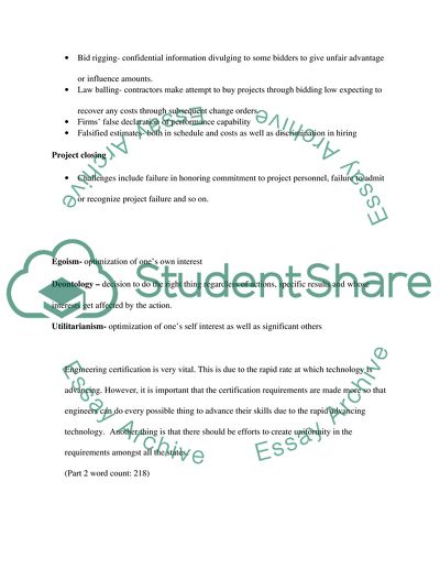 Ethical Challenges Involved in Engineering