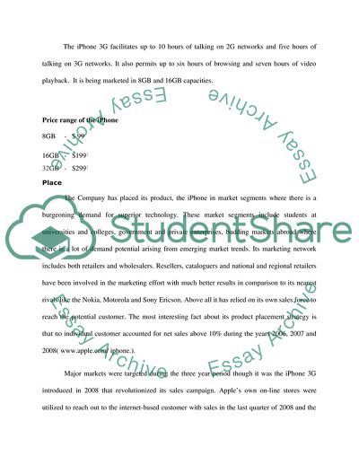 Market Analysis: iPhone