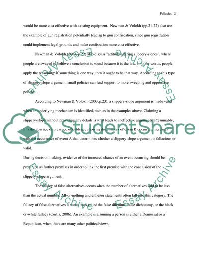 Fallacies and Their Applications to Decision Making