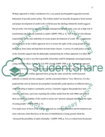 Social Policy and Youth Justice