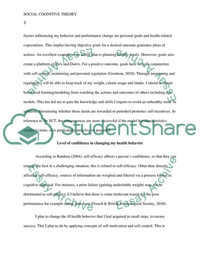 Social Cognitive Theory