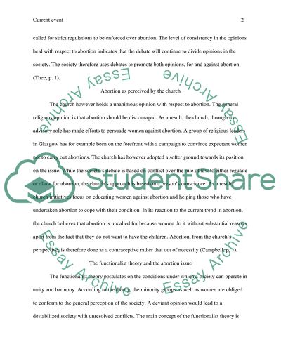 Different views on abortion