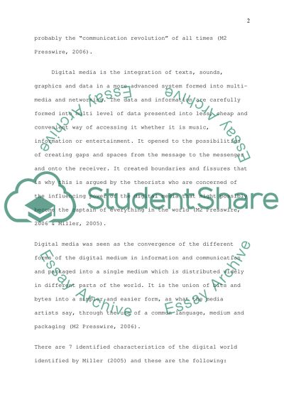 Digital Media Assessment