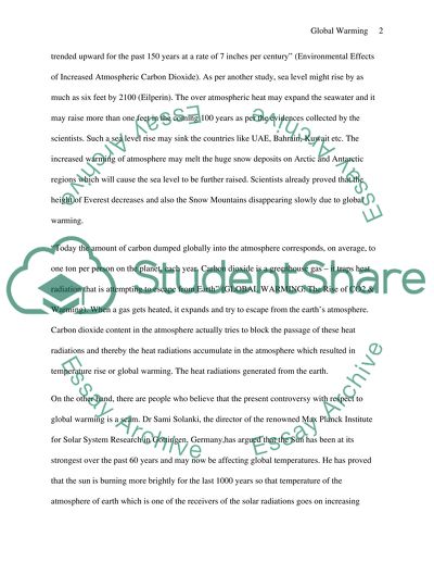 Global warming after see incinvenience truth