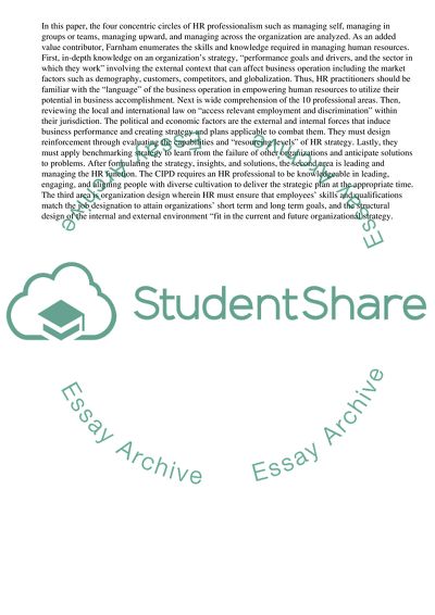 Requirements for an Effective and Efficient HR Professionals