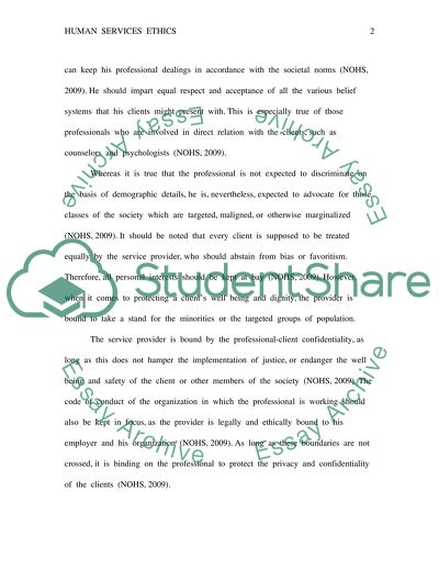 Research Ethics in the Human Service Field