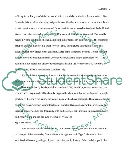 Causes and Treatment for Diabetes