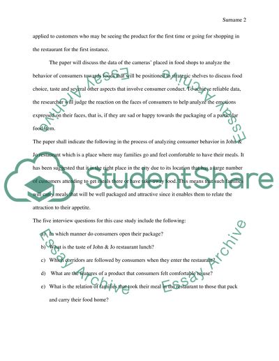 Consumers Behavior in Choosing their Products