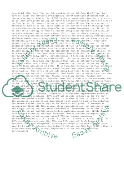 Case #24: TiVo, Inc: TiVo vs. Cable and Satellite DVR