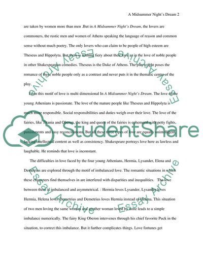 Midsummer Nights Dream by Shakespeare