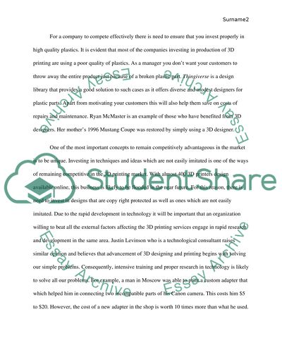 Evaluating a companys external environment