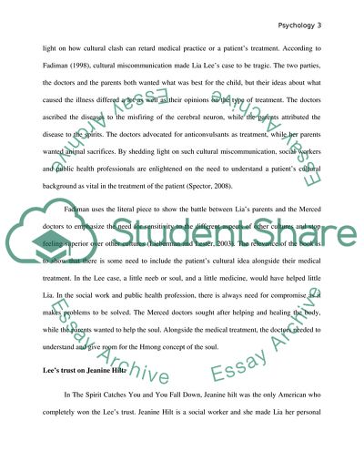 The Spirit Catches You and You Fall Down by Anne Fadiman