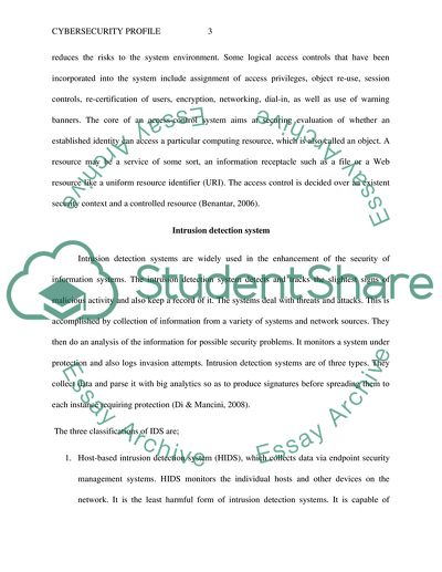 System Security Planning: the Configuration of the System