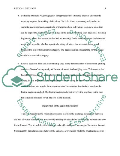 Facilitation in Recognizing Pairs of Words: Evidence of a Dependence Between Retrieval Operations