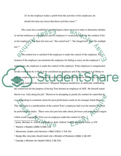 Liability for an Employees Assaults