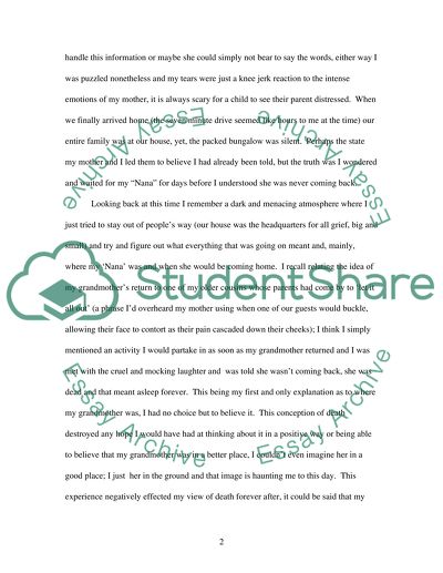 The Impact of Death on a Child