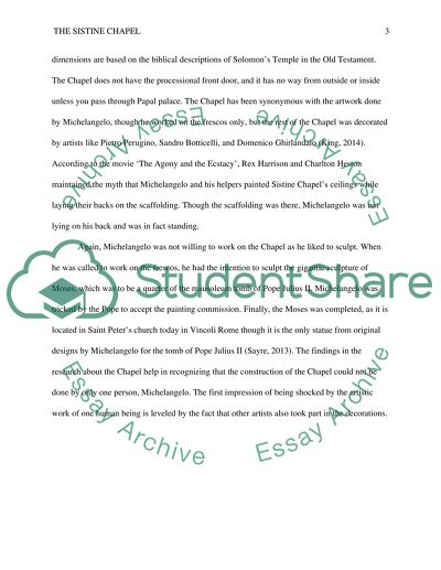 The Virtual Tour in the Sistine Chapel