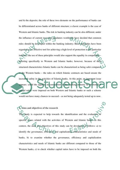 Western Banks v Islamic Banks: Differences in the Governance, Efficiency and Capitalization