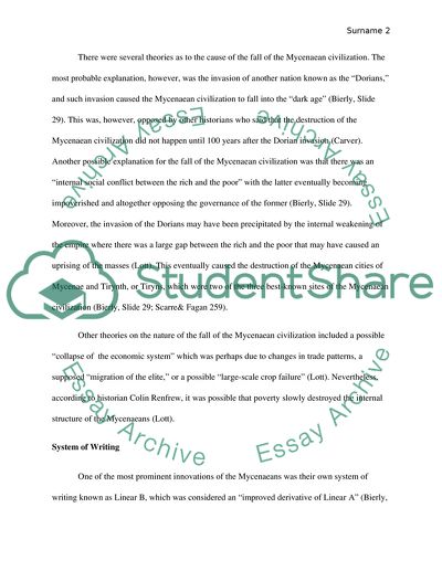 Mycenaean Civilization