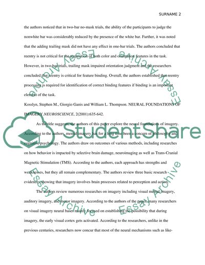 Analysis of Articles about Cognition