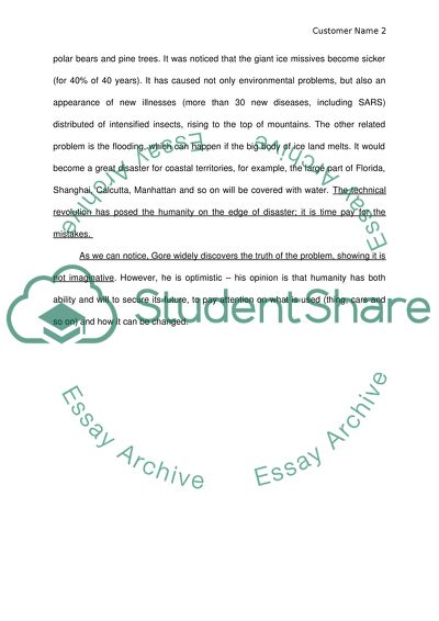 An Inconveniente truth