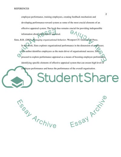 Preformance Appraisal