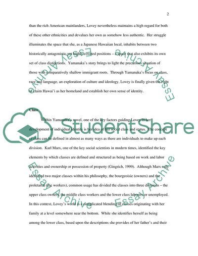 How Identity Is Shaped in Lois-Ann Yamanakas Wild Meat and the Bully Burgers