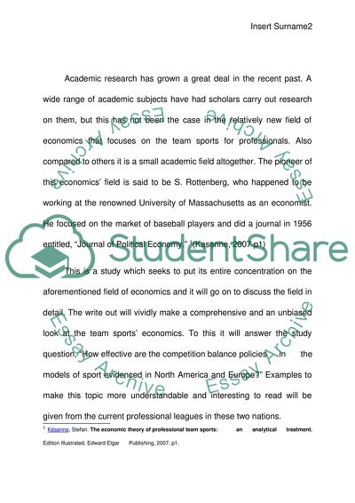The Competition Balance Policies in the Models of Sport Evidenced in North America and Europe