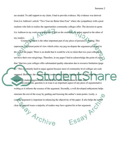 Final self-seessment