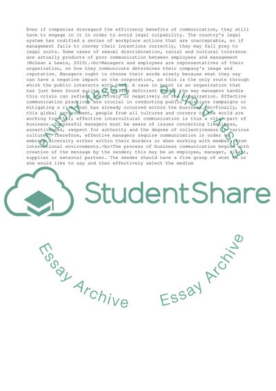 Importance of Communication for Managerial Success