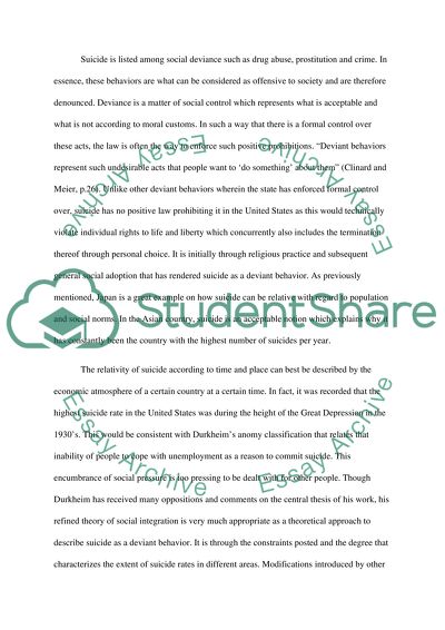 Suicide Research Paper