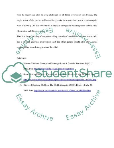 Marriage and Divorce in Canada