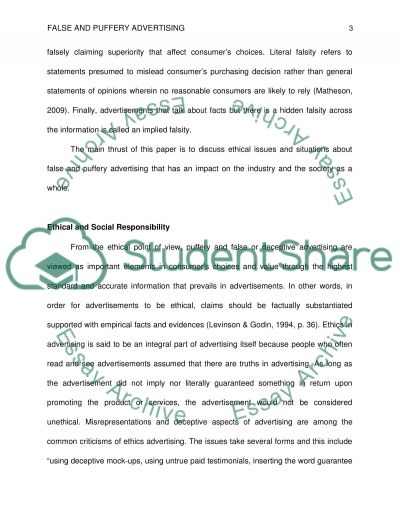advertising essay examples