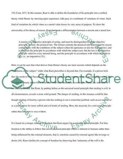 Example Of A Good Thesis Statement For An Essay Ethics David Hume And Kant Personal Essay Thesis Statement Examples also Essays About English Language Ethics David Hume And Kant Essay Example Topics And Well Written Essay Papers For Sale
